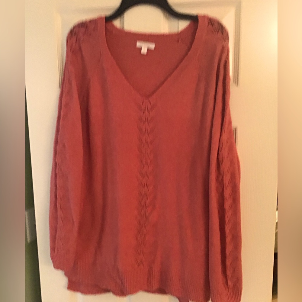 Coral sweater large